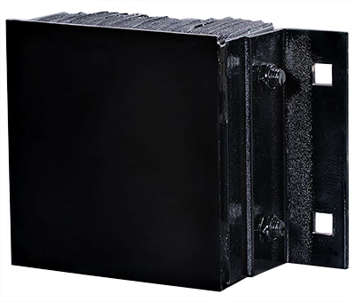 Steel Faced Rubber Dock Bumpers - 10"H x 14"L x 6"D