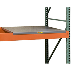 Solid Steel Pallet Rack Decking - 24"D x 58"W