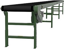 Powered Belt Conveyor, Model TA - 22" OAW, 31' long