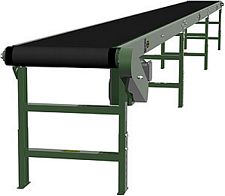 Powered Belt Conveyor, Model TA - 14" OAW, 41' long