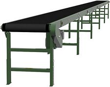 Powered Belt Conveyor, Model TA - 24" OAW, 51' long