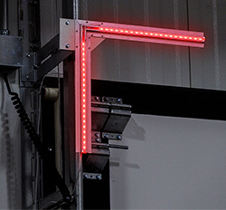 Truck Restraint LED Light System - Two L-shaped Pieces, 18" x 18"
