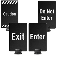 Post-Top Sign for Outdoor Stanchion - 11" x 14"