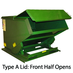 Lid for 2 Cu. Yd. Self Dumping Hopper