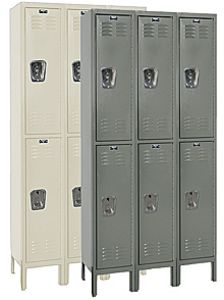 Fully-Assembled Wardrobe Locker - Double Tier, 3 wide, 12"w x 12"d x 30"h openings
