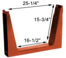 Pair of 2: Stacking U-Racks - 10,000 lbs. capacity