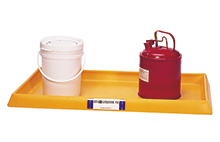 Spill Containment Tray - No Grate, Yellow