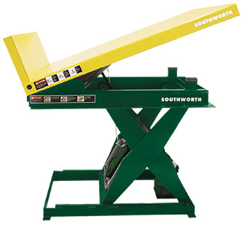 Hydraulic Scissor Lift and Tilt Table, 42" x 42" Platform, 1,000 lb. Capacity, 45 Degree Tilt Angle