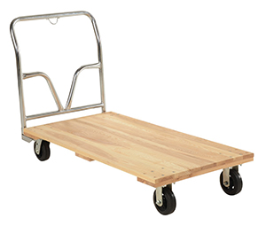 Hardwood Deck Platform Truck - 27"W x 54"L, 1,600 lb. Capacity