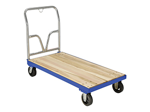 Hardwood Deck, Steel Frame Platform Truck - 24"W x 48"L, 1,600 lb. Capacity