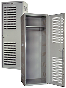 Security Locker - Ventilated, 24"W x 22"D  x 72"H