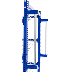 Vertical Handle Bar for Carton Flow Rack - 12"H