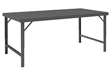 120" x 48" Folding Leg Work Bench w/ Steel Top