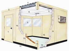 Modular Building Cutaway