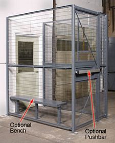 man trap driver security cage