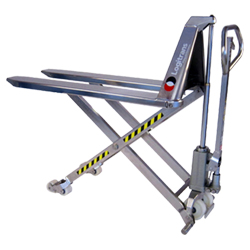 Stainless Steel Pallet Lifter - Manual, 27"W x 47"L