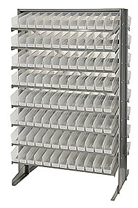 Double-Sided Pick Rack System w/ 192 Clear View Bins