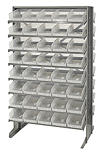 Double-Sided Pick Rack System w/ 80 Clear View Bins
