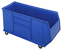 Mobile Rack Bin 42" Container - 41-7/8"L x 16-1/2"W x 20-1/2"H