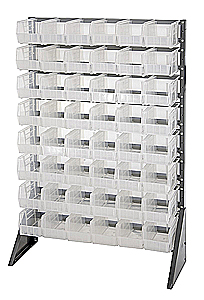 Single Side Rail w/ 48 Clear View Bin System