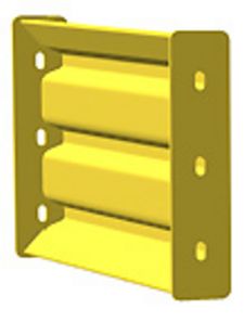 24 In. Steel Guard Rail Section