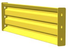 60 In. Steel Guard Rail Section