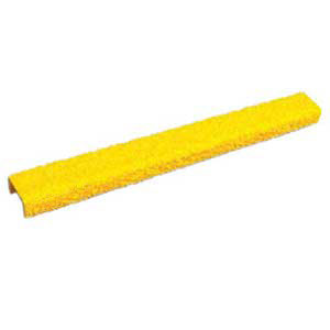 Rung Cover - 19" x 1" Channel, Coarse Grit, Yellow - Case of 10