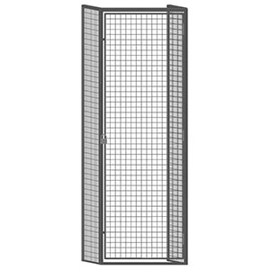 Wire Mesh Tenant Locker - 4'W x 5'D x 7'6"H Single Tier Starter with Open Top