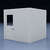 In-Plant Office - 8' x 8', 2 Walls, White, with HVAC
