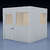 In-Plant Office - 8' x 8', 4 Walls, 2 Windows, White, with HVAC