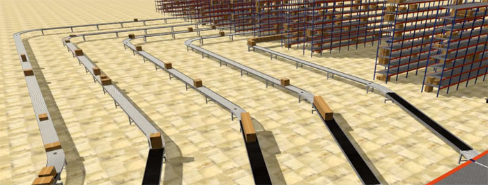 screenshot from material handling automation program