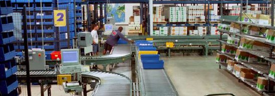 conveyor systems in distribution