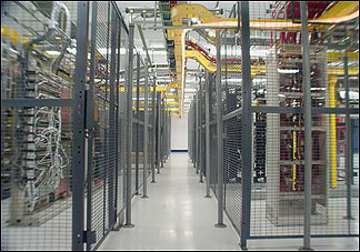 data center wire security partitions