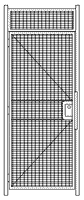 drawing of hinged door