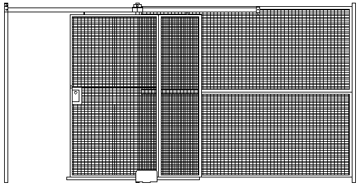  drawing of sliding door