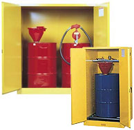 vertical drum storage cabinets