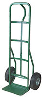 Steel hand truck with loop handle