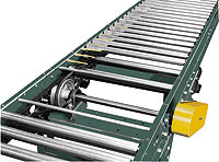 Accumulation Conveyor - 1.375&quot; Rollers; V-Belt Driven