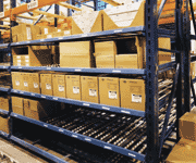 Gravity Flow Rack, Carton Flow Rack, Gravity Rack, System