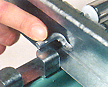 retainer angle adjustment arm