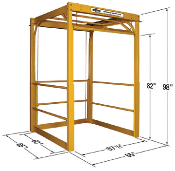 mezzanine safety gate with dimensions