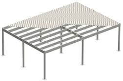 Structural mezzanine drawing