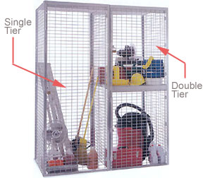 wire mesh lockers
