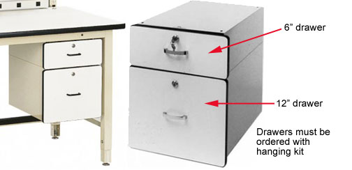 modular drawers for workstations