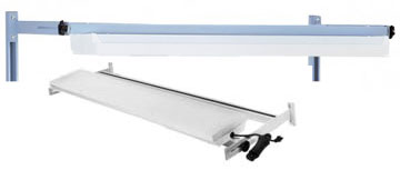Overhead light for workbenches