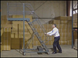 Rolling Cantilever Ladders
