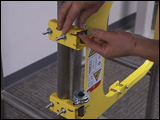 Installation for Adjustable Ladder Safety Gates