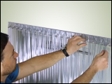 Plastic Strip Doors - MaxBullet Hardware Installation