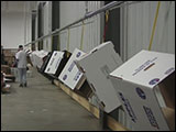 Pacline Overhead Conveyor for Empty Carton Delivery