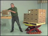 Pneumatic Pallet Positioner with Turntable